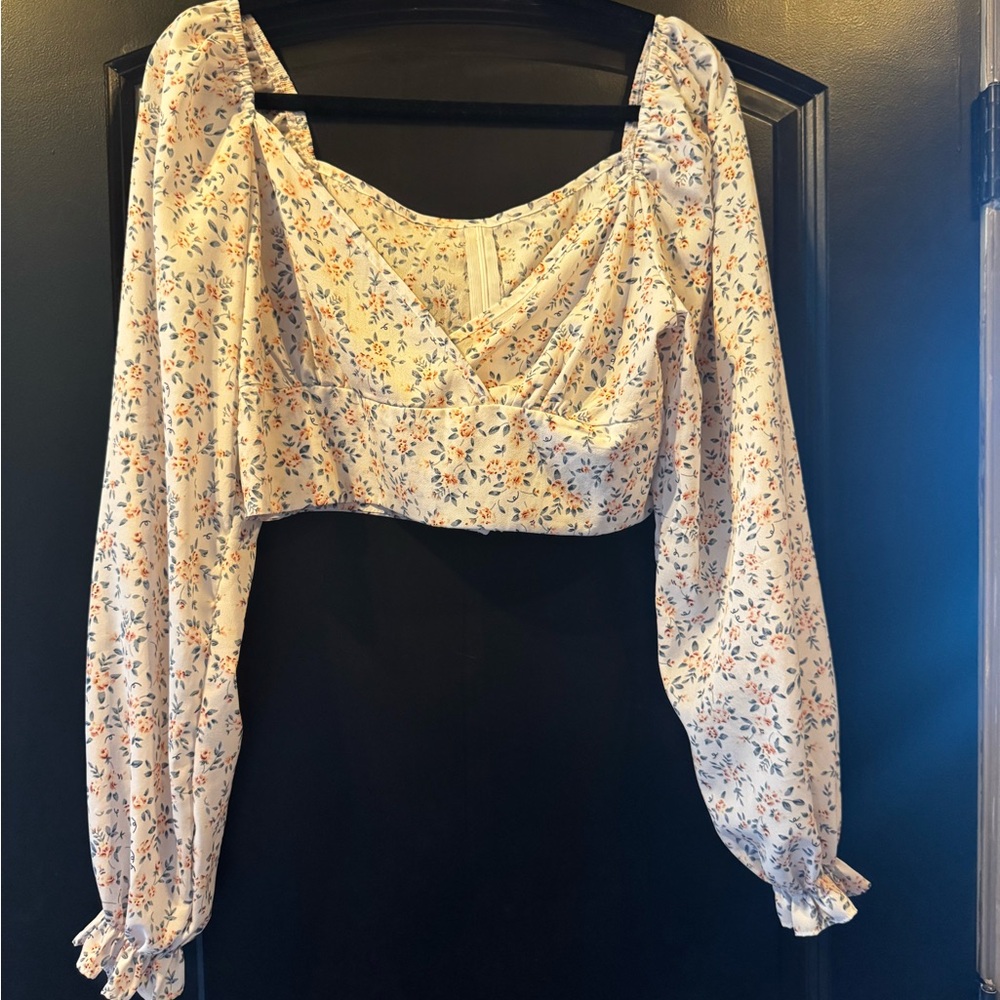 Floral Crop Top